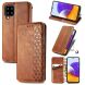 Чехол Deexe Rhombus Wallet для Samsung Galaxy A22 (A225) / M22 (M225) - Brown. Фото 6 из 14