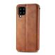 Чехол Deexe Rhombus Wallet для Samsung Galaxy A22 (A225) / M22 (M225) - Brown. Фото 2 из 14