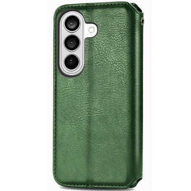 Чохол Deexe Rhombus Wallet для Samsung Galaxy A57 (A576) - Green