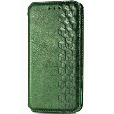 Чохол Deexe Rhombus Wallet для Samsung Galaxy A57 (A576) - Green
