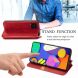 Чехол Deexe Rhombus Wallet для Samsung Galaxy M62 - Red. Фото 8 из 13