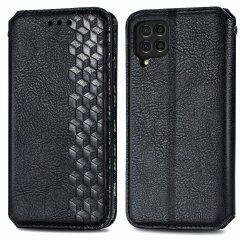 Чохол Deexe Rhombus Wallet для Samsung Galaxy M62 - Black