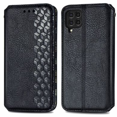 Чехол Deexe Rhombus Wallet для Samsung Galaxy M62 - Black