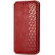 Чохол Deexe Rhombus Wallet для Samsung Galaxy S26 Plus - Red