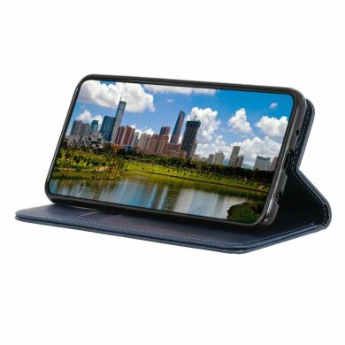 Чехол Deexe Wallet Case для Samsung Galaxy A20s (A207) - Blue