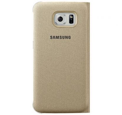 Чехол Flip Wallet Fabric для Samsung S6 (G920) EF-WG920BBEGRU - Gold