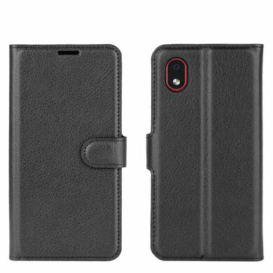 Чехол-книжка Deexe Book Type для Samsung Galaxy A01 Core (A013) - Black