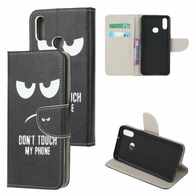 Чехол-книжка Deexe Color Wallet для Samsung Galaxy A10s (A107) - Don't Touch My Phone