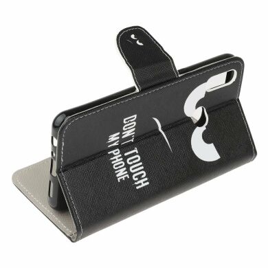 Чехол-книжка Deexe Color Wallet для Samsung Galaxy A10s (A107) - Don't Touch My Phone