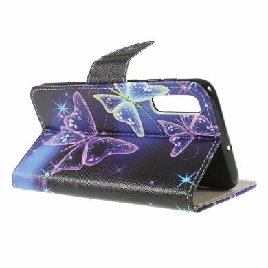 Чохол-книжка Deexe Color Wallet для Samsung Galaxy A50 (A505) - Vivid Butterflies