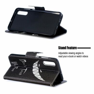 Чохол-книжка Deexe Color Wallet для Samsung Galaxy A70 (A705), Do Not Touch My Phone