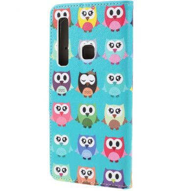 Чохол-книжка Deexe Color Wallet для Samsung Galaxy A9 2018 (A920) - Multiple Owls