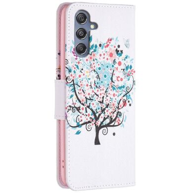 Чохол-книжка Deexe Color Wallet для Samsung Galaxy M34 (M346) - Flower Tree