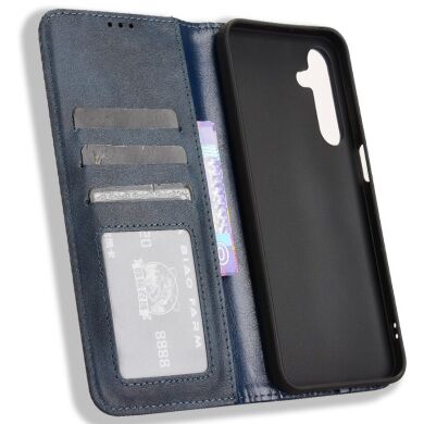 Чохол-книжка Deexe Retro Style для Samsung Galaxy A16 (A165) / Galaxy A26 (A266) / Galaxy A17 (A176) - Blue