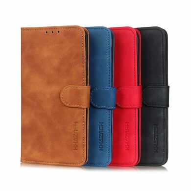 Чехол-книжка KHAZNEH Retro Wallet для Samsung Galaxy A01 Core (A013) - Red