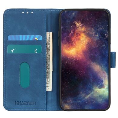Чехол-книжка KHAZNEH Retro Wallet для Samsung Galaxy A07 (A075) - Blue