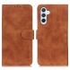 Чехол-книжка KHAZNEH Retro Wallet для Samsung Galaxy S26 FE - Brown. Фото 1 из 8