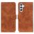 Чехол-книжка KHAZNEH Retro Wallet для Samsung Galaxy S26 FE - Brown