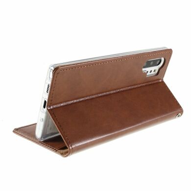 Чехол-книжка MERCURY Classic Flip для Samsung Galaxy Note 10+ (N975) - Brown