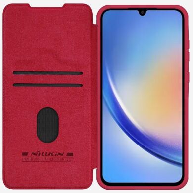 Чохол-книжка NILLKIN Qin Pro для Samsung Galaxy A55 (A556) - Red