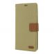 Чохол-книжка ROAR KOREA Cloth Texture для Samsung Galaxy A6+ 2018 (A605) - Khaki