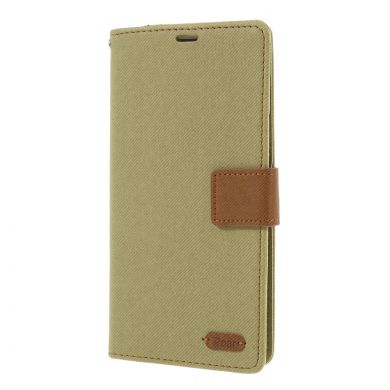 Чохол-книжка ROAR KOREA Cloth Texture для Samsung Galaxy A6+ 2018 (A605) - Khaki