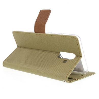 Чохол-книжка ROAR KOREA Cloth Texture для Samsung Galaxy A6+ 2018 (A605) - Khaki