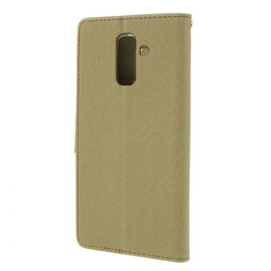 Чохол-книжка ROAR KOREA Cloth Texture для Samsung Galaxy A6+ 2018 (A605) - Khaki