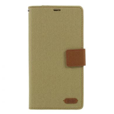 Чохол-книжка ROAR KOREA Cloth Texture для Samsung Galaxy A6+ 2018 (A605) - Khaki