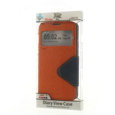 Чехол-книжка ROAR KOREA View Window для Samsung Galaxy S5 (G900) - Orange