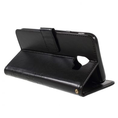 Чехол-книжка UniCase Flower Pattern для Samsung Galaxy J4 2018 (J400) - Black