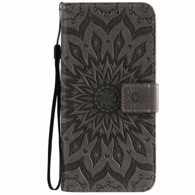 Чохол-книжка UniCase SunFlower Pattern для Samsung Galaxy A20s (A207) - Grey