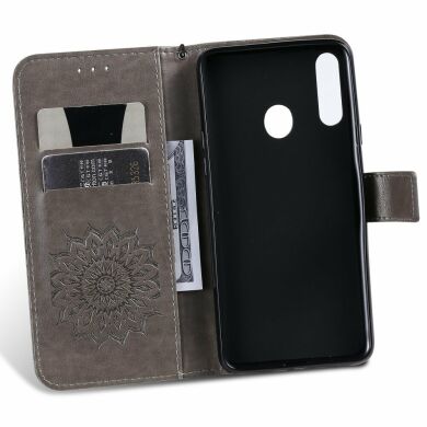 Чохол-книжка UniCase SunFlower Pattern для Samsung Galaxy A20s (A207) - Grey