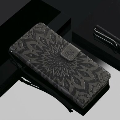 Чохол-книжка UniCase SunFlower Pattern для Samsung Galaxy A20s (A207) - Grey