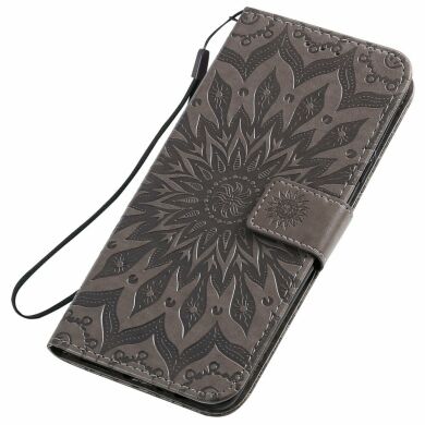 Чохол-книжка UniCase SunFlower Pattern для Samsung Galaxy A20s (A207) - Grey