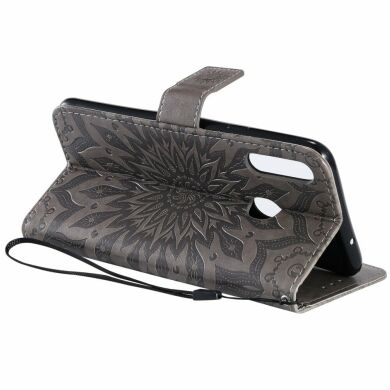 Чохол-книжка UniCase SunFlower Pattern для Samsung Galaxy A20s (A207) - Grey