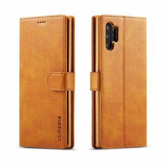 Чохол LC.IMEEKE Wallet Case для Samsung Galaxy Note 10+ (N975) - Brown