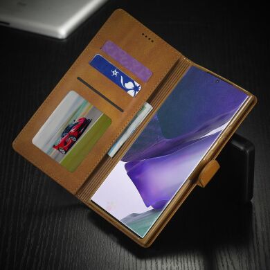 Чехол LC.IMEEKE Wallet Case для Samsung Galaxy Note 20 - Brown