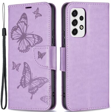 Чохол UniCase Butterfly Pattern для Samsung Galaxy A53 - Purple