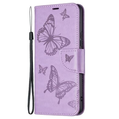 Чохол UniCase Butterfly Pattern для Samsung Galaxy A53 - Purple