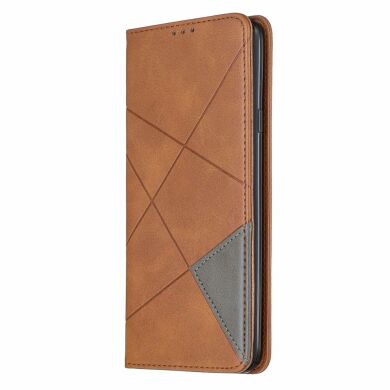 Чохол UniCase Geometric Pattern для Samsung Galaxy A20s (A207) - Brown