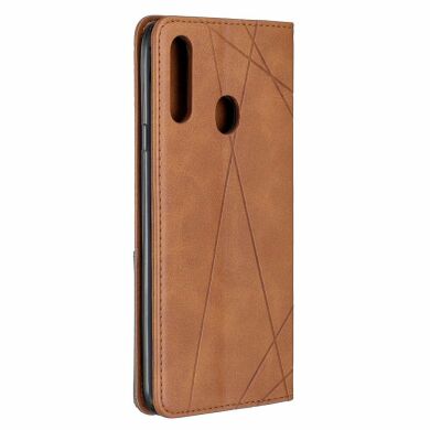 Чохол UniCase Geometric Pattern для Samsung Galaxy A20s (A207) - Brown