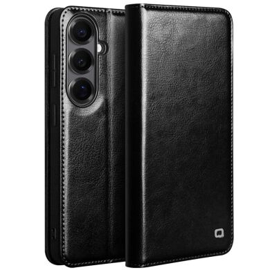 Шкіряний чохол QIALINO Classic Case для Samsung Galaxy S26 Plus - Black