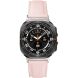Кожаный ремешок Deexe Genuine Leather для Samsung Galaxy Watch Ultra (47mm) / Ultra (2025) - Light Pink. Фото 2 из 4