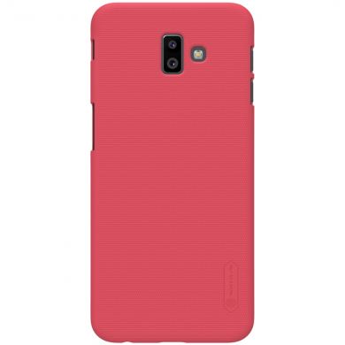 Пластиковый чехол NILLKIN Frosted Shield для Samsung Galaxy J6+ (J610) - Red