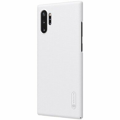 Пластиковый чехол NILLKIN Frosted Shield для Samsung Galaxy Note 10+ (N975) - White