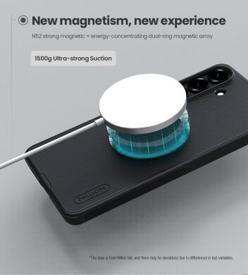 Пластиковий чохол NILLKIN Frosted Shield Pro Magnetic для Samsung Galaxy S26 Plus - Black
