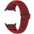Ремінець Deexe Braided Strap для Samsung Galaxy Watch 8 (40/44mm) / 8 Classic (43/47mm) / Ultra 2 - Red