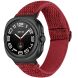 Ремешок Deexe Braided Strap для Samsung Galaxy Watch 8 (40/44mm) / 8 Classic / Ultra (2025) - Red. Фото 2 из 6