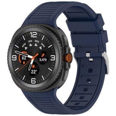 Ремешок Deexe Durable Strap для Samsung Galaxy Watch 8 (40/44mm) / 8 Classic - Dark Blue